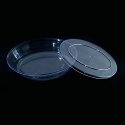 Transparent 6.50"x3.75" Oval Small Crystal Box