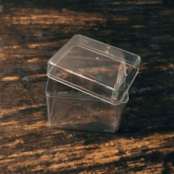 Transparent 3.50"x2.50" L1 Rectangle Crystal Box